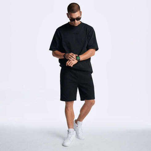 T-Shirt - Oversize Embroidery Black